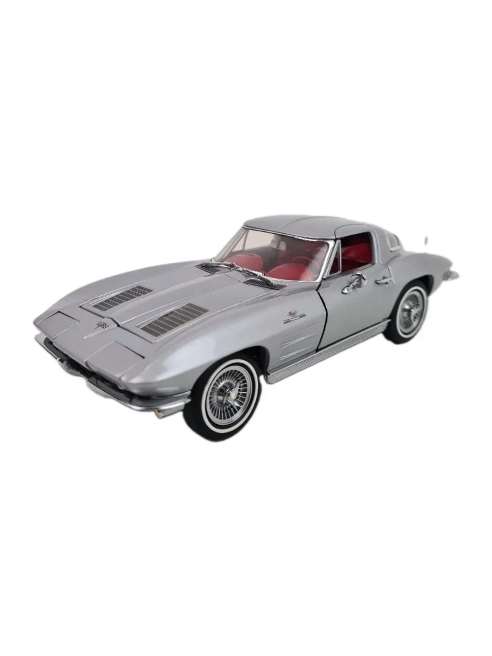 Franklin Mint Precision 1:24 Die Cast 1963 Chevrolet Corvette Blue B11XN55